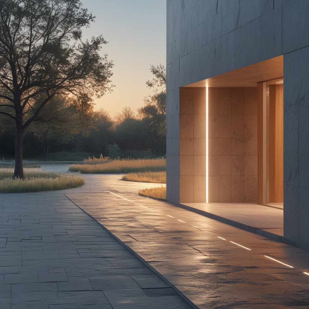 Zbliżenie na dłonie i przedramiona osoby ćwiczącej kontrolowane ruchy rozciągające przy drewnianej ławce w stonowanym, ciepłym oświetleniu